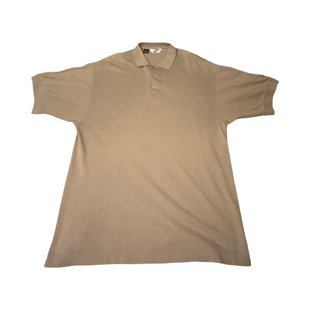 Vintage Cutter & Buck Cotton Khaki Polo Shirt - Mens XL